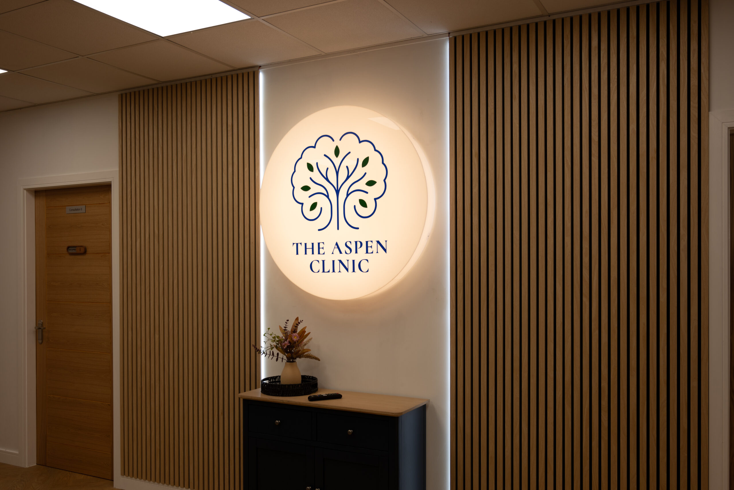 The Aspen Clinic Sign